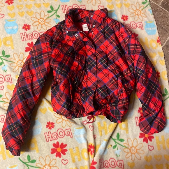 Plaid puffer jacket - Picture 1 of 1